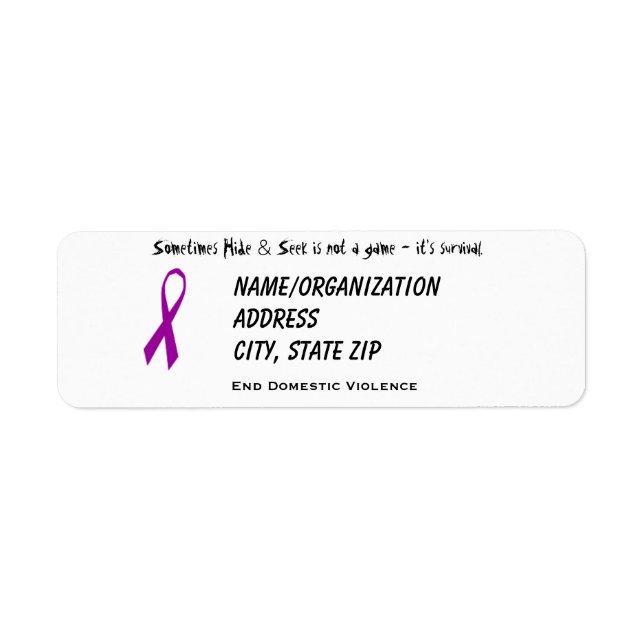 Etiqueta Fita DVA - Sobrevivência (Frente)