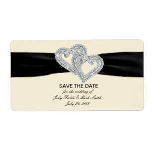 Etiqueta Fita Preta De Diamante Personalizada Salve Os Ades