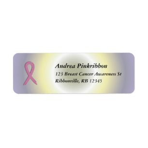 Etiqueta Fita Rosa Fita Cancer da Mama Fria Cor do radial L