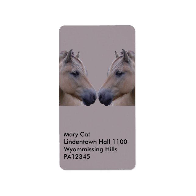 Etiqueta Fjord Norueguês (Frente)