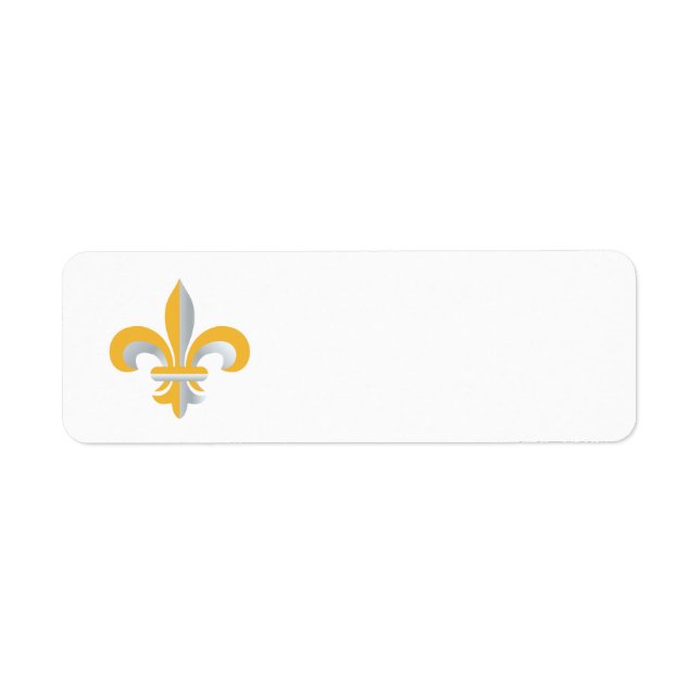 Etiqueta Fleur de Lis symbol (Frente)