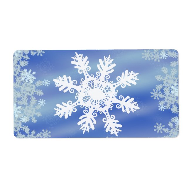 Etiqueta Floco de neve (Frente)