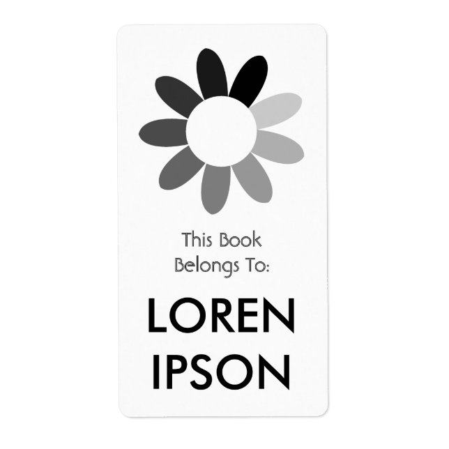 Etiqueta Flor de Tom (Frente)