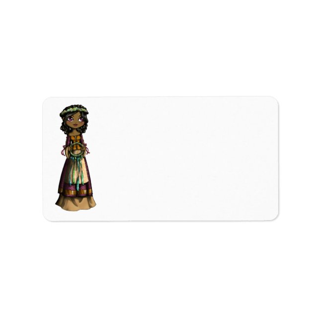 Etiqueta Flor Maiden (Frente)