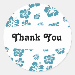 Etiqueta floral do partido da flor branca & azul