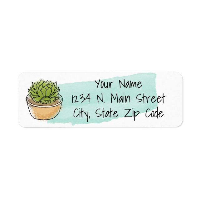 Etiqueta Floral Flair do Sudoeste (Frente)