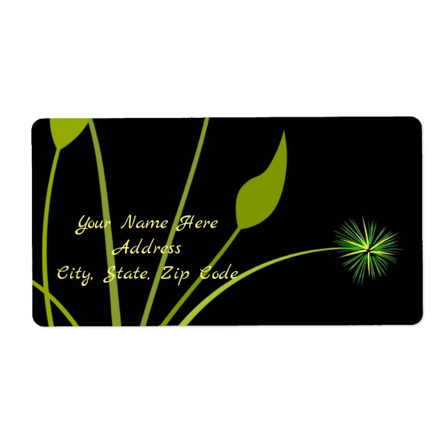 Etiqueta Floral Labels Floral (Frente)