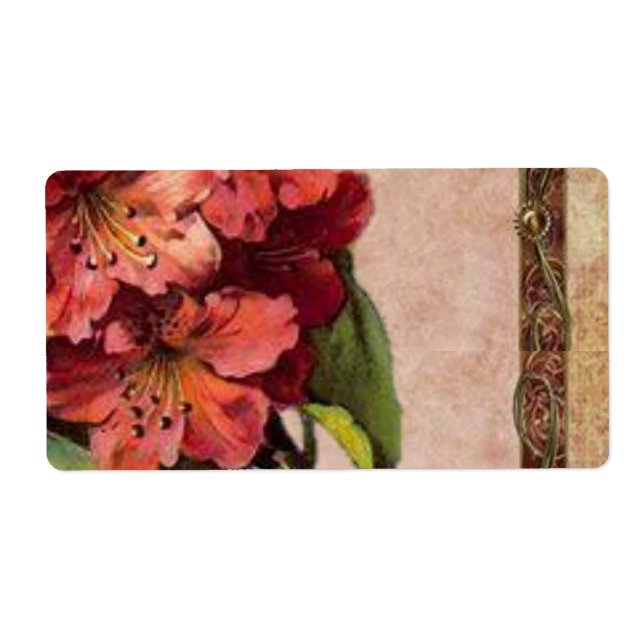 Etiqueta Floral Labels Floral (Frente)