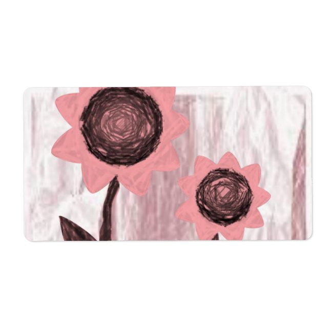 Etiqueta Floral Labels Flower (Frente)
