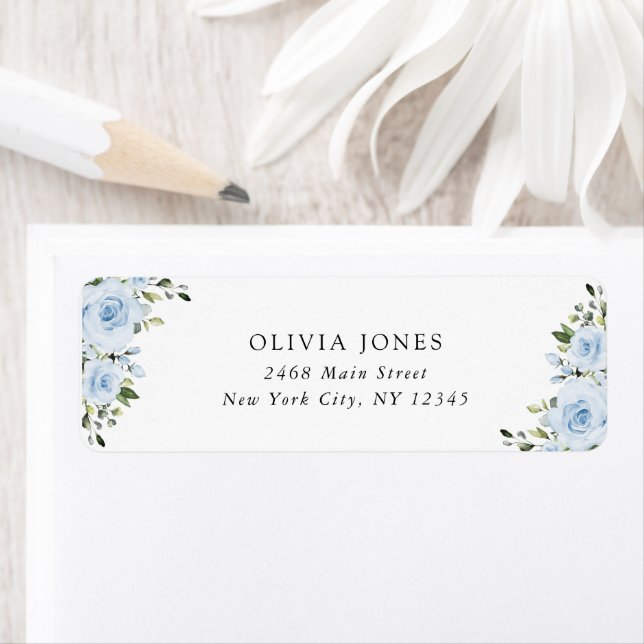 Etiqueta Flores Azuis, Greenerescência, Boho, Chá de fralda (Insitu)