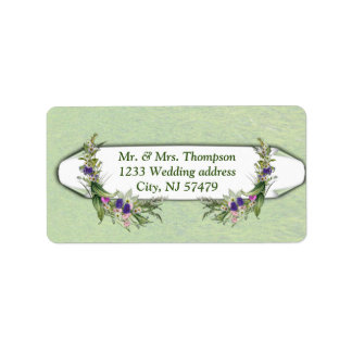 Etiqueta Flores de primavera de Verão