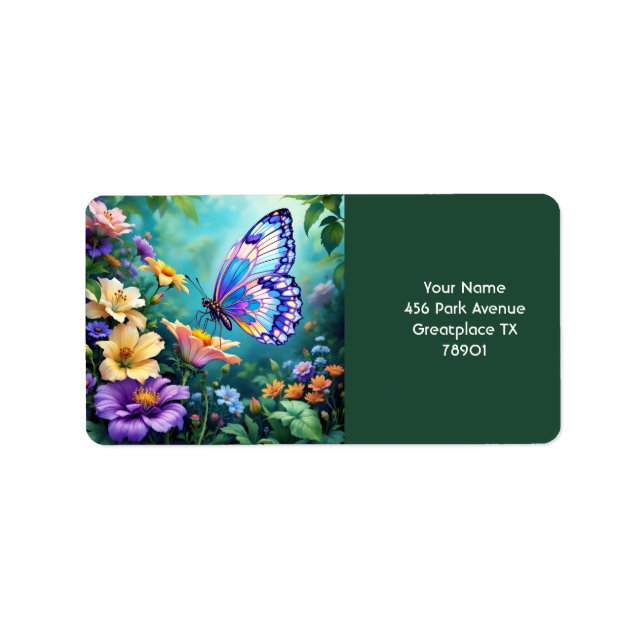 Etiqueta Flores do Jardim de Lush Fantasy (Frente)