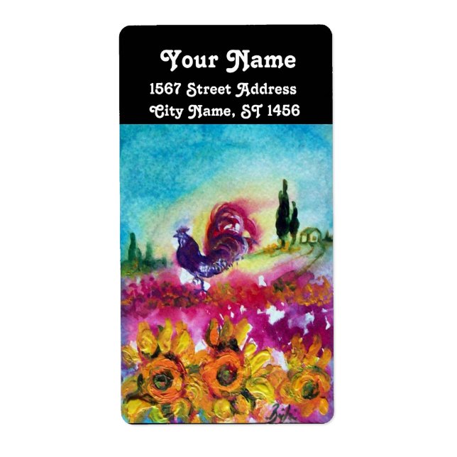 ETIQUETA FLORES E ROSTAS NEGROS (Frente)