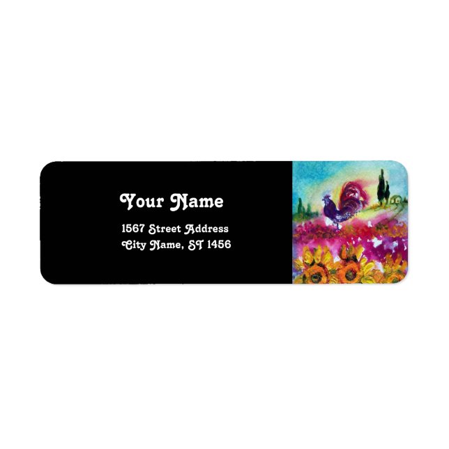 ETIQUETA FLORES E ROSTAS NEGROS (Frente)