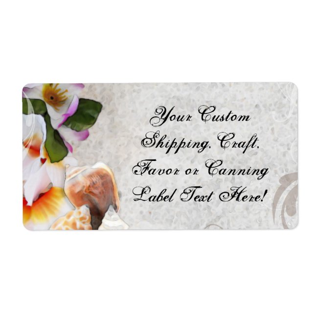 Etiqueta Flores/Prateleiras Tropicais (Frente)