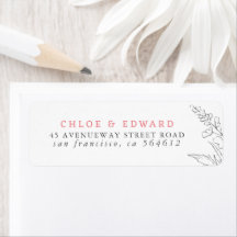 Flores Selvagens, desenhadas à mão, brancas e rosa