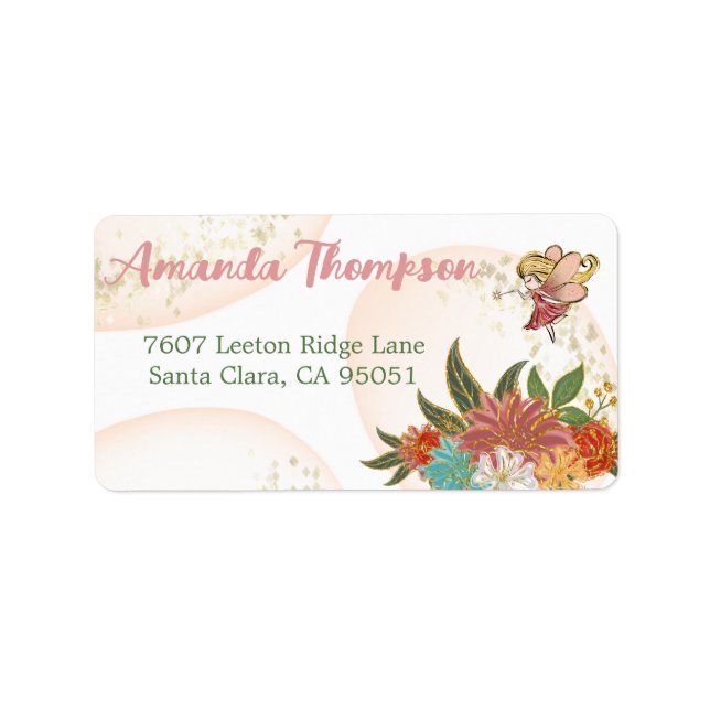 Etiqueta Floresta Baleeira Branca Encantada Magnética (Frente)