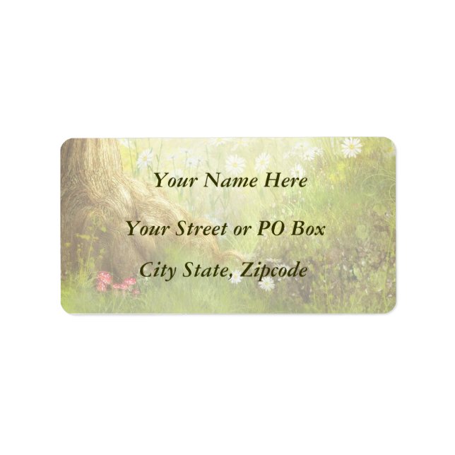 Etiqueta Floresta Encantada (Frente)