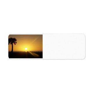 Etiqueta Flórida Sunset