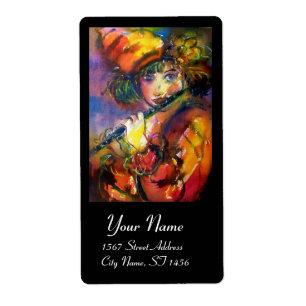 Etiqueta FLUTIST PORTRAIT / Mascarada Venetian