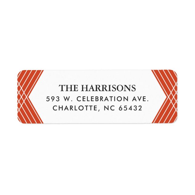 Etiqueta Foco Festivo | Laranja | (Frente)