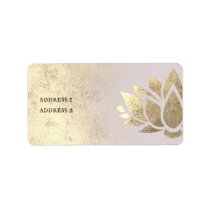 Etiqueta folha de ouro design