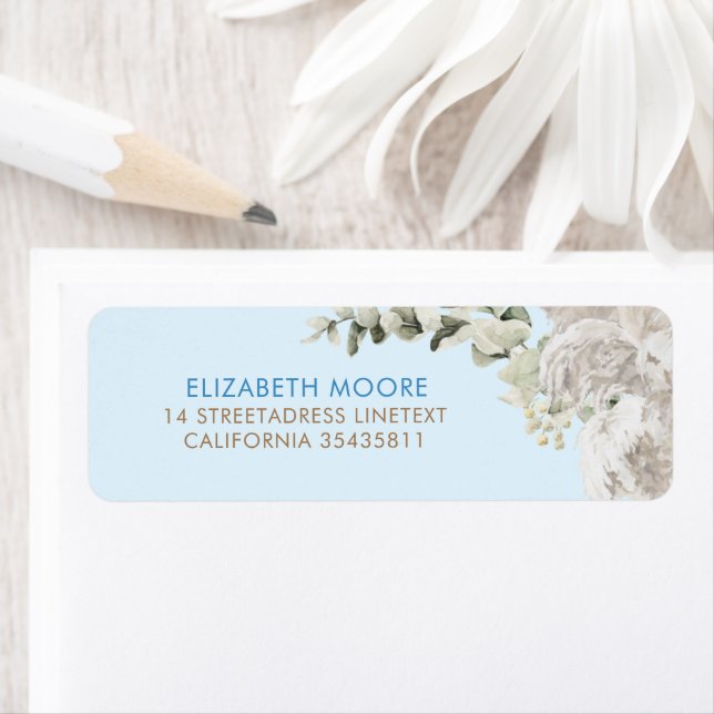 Etiqueta Folhagem de Castanho e Sábio Azul (Insitu)