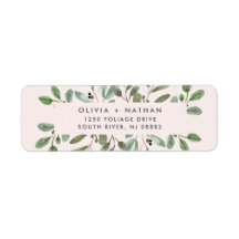 Folhagem Minimalista | Casamento Cor-de-Rosa Esbra