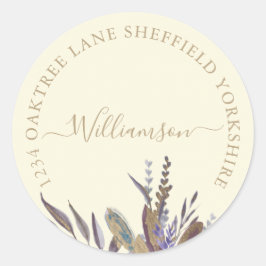 Etiqueta foliar à meia-noite