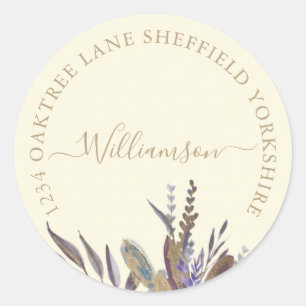 Etiqueta foliar à meia-noite