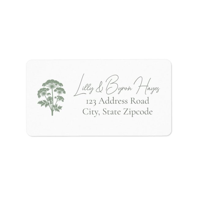Etiqueta FONDNESS | Return Address Label (Frente)