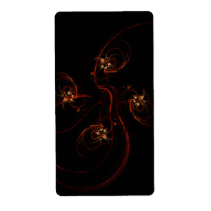 Etiqueta Fora da arte Abstrato escura