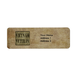 Etiqueta Forças armadas do veterano de Vietnam
