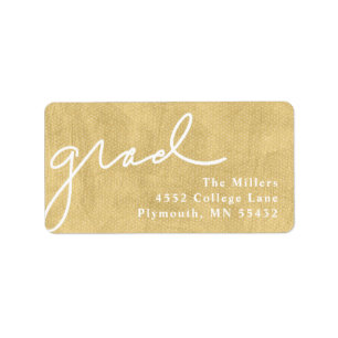 Etiqueta Formando com script Dourado