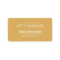 Formando Graduação 2013 Dourado Branco