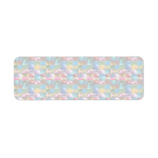 Etiqueta Formas de Pedras Cristais