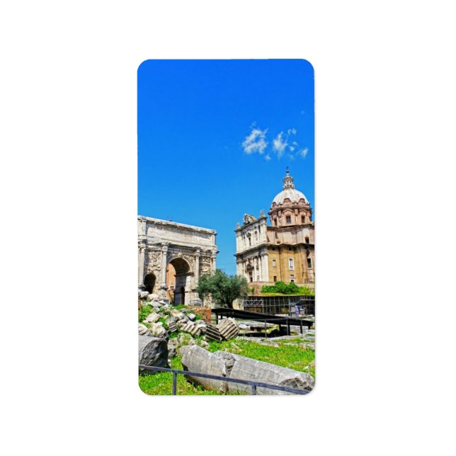 Etiqueta Fórum romano (Frente)