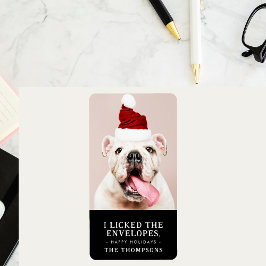 Etiqueta Foto de Natal Personalizada e Engraçada