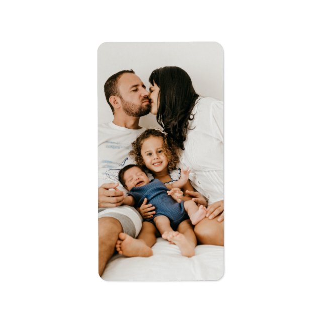 Etiqueta Foto Personalizada (Frente)