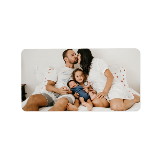 Etiqueta Foto Personalizada (Frente)
