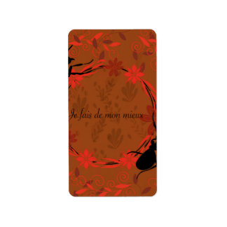 Etiqueta fourmi, affirmation positive ,phrase inspirante