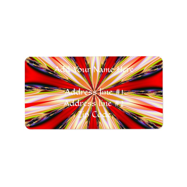 Etiqueta Fractalescopo 25 (Frente)