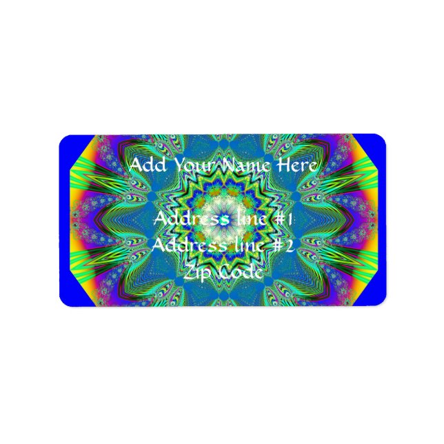 Etiqueta Fractalescopo 27 (Frente)