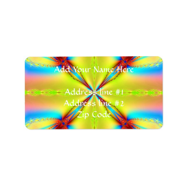 Etiqueta Fractalescopo 31 (Frente)