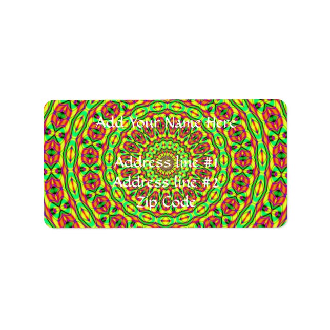 Etiqueta Fractalescopo 33 (Frente)