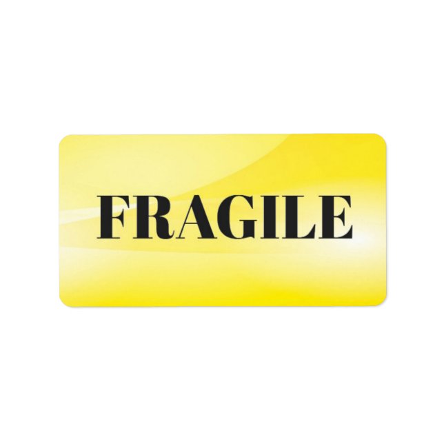 Etiqueta Frágil (Frente)