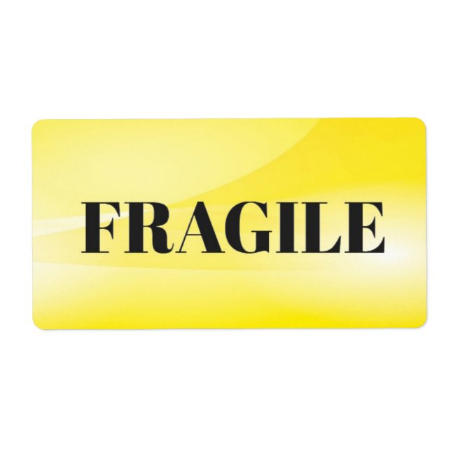 Etiqueta Frágil (Frente)