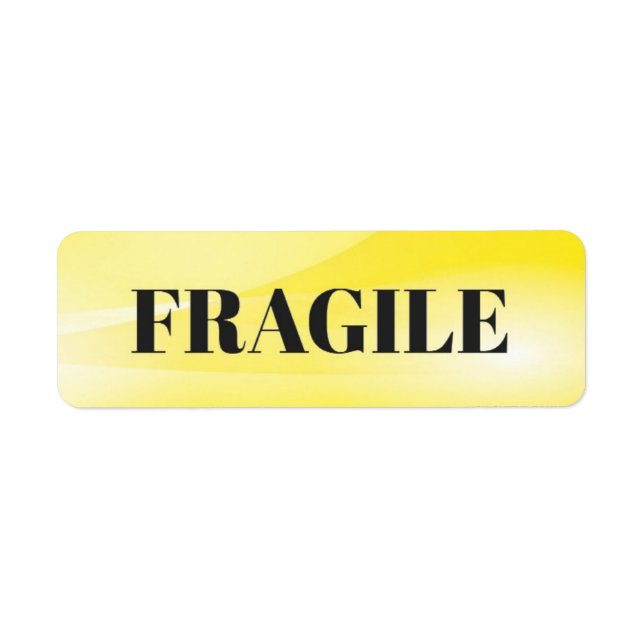 Etiqueta Frágil (Frente)