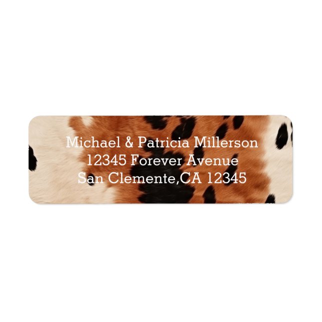 Etiqueta Frangos de Creme Preto Castanho Ocidental (Frente)