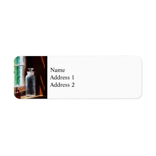Etiqueta Frasco de Reagente e Frasco castanho pequeno (Frente)